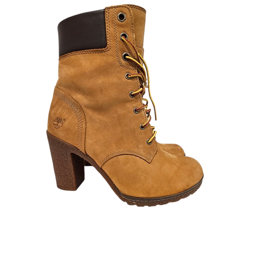 Timberland Women's Brown and Black Heeled Boots